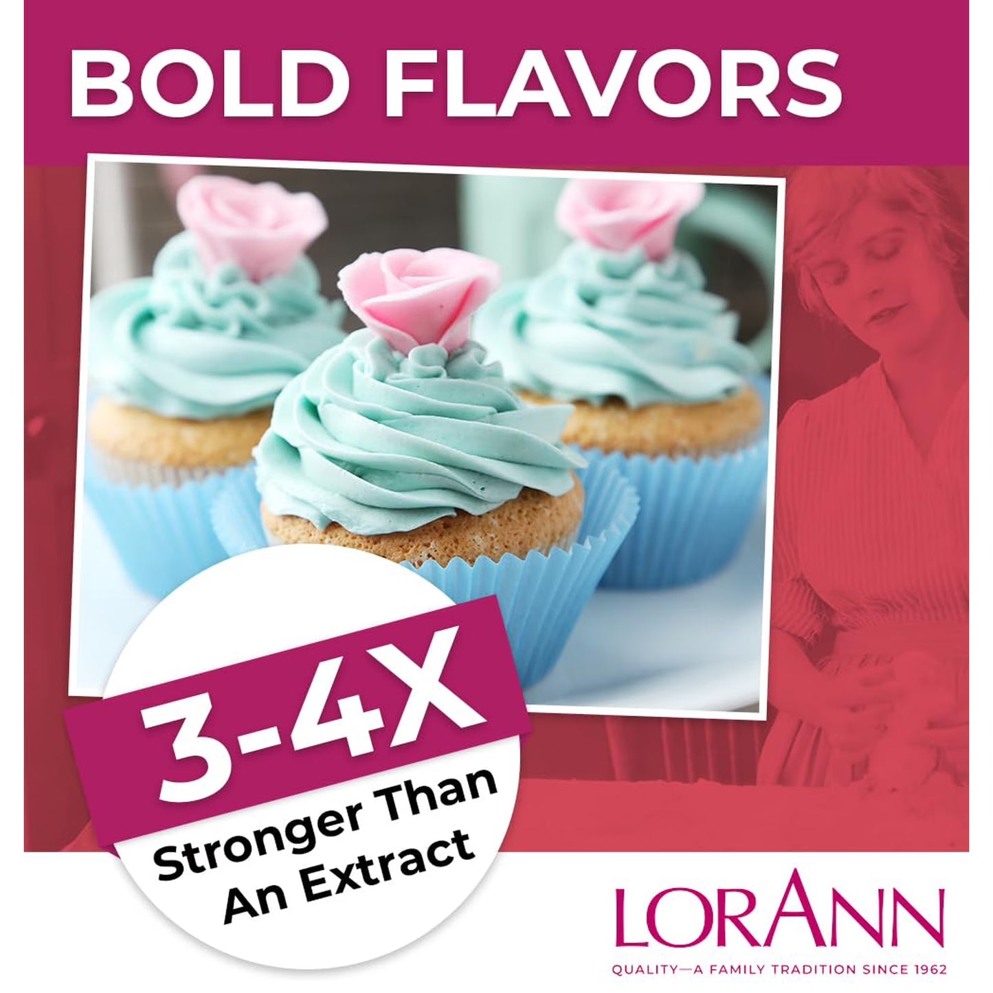 LorAnn Bubble Gum Candy & Baking Flavoring, .125 oz, 2 Bottles
