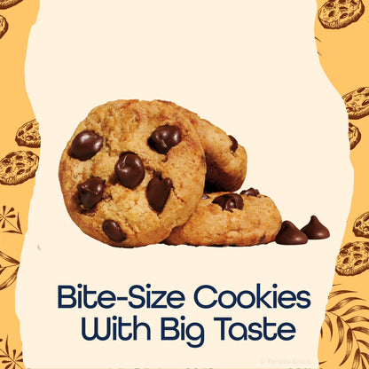 Famous Amos Classic Chocolate Chip Cookies, Bite-size cookies, Sweet Treats, 30 Pack Box, 1 oz Bag