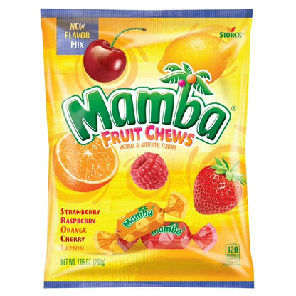 Mamba Fruit Chews Chewy Candy, 7.05oz - Easter Basket Stuffer
