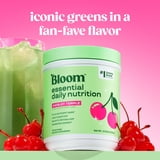 Bloom Nutrition Greens & Superfoods Powder, Shirley Temple 48 Servings, 9.2 oz.