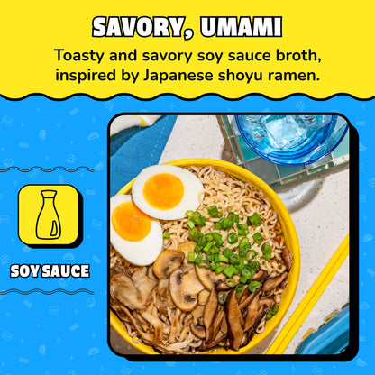 Maruchan Ramen Noodle Soup, Soy Sauce Flavor Instant Noodles, 3 oz