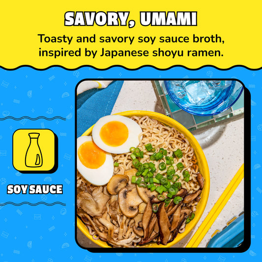 Maruchan Ramen Noodle Soup, Soy Sauce Flavor Instant Noodles, 3 oz
