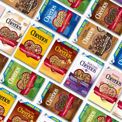 Cheerios Apple Cinnamon Cheerios Breakfast Cereal, 14.2 oz, Shelf Stable, Cardboard Box