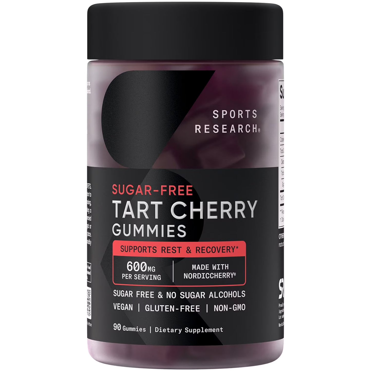 Sports Research Tart Cherry Gummies, 90 ct.