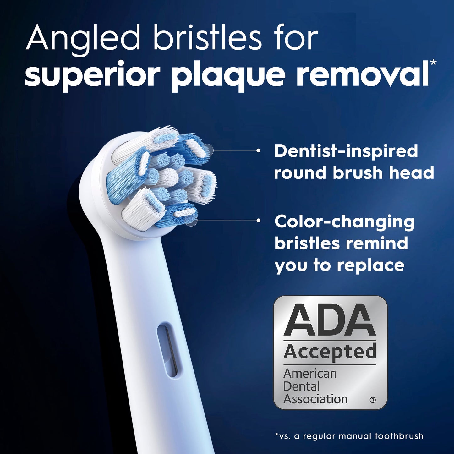 Oral-B Toothbrush Heads, iO Ultimate Clean Replacement Brush Heads, White, 2 count
