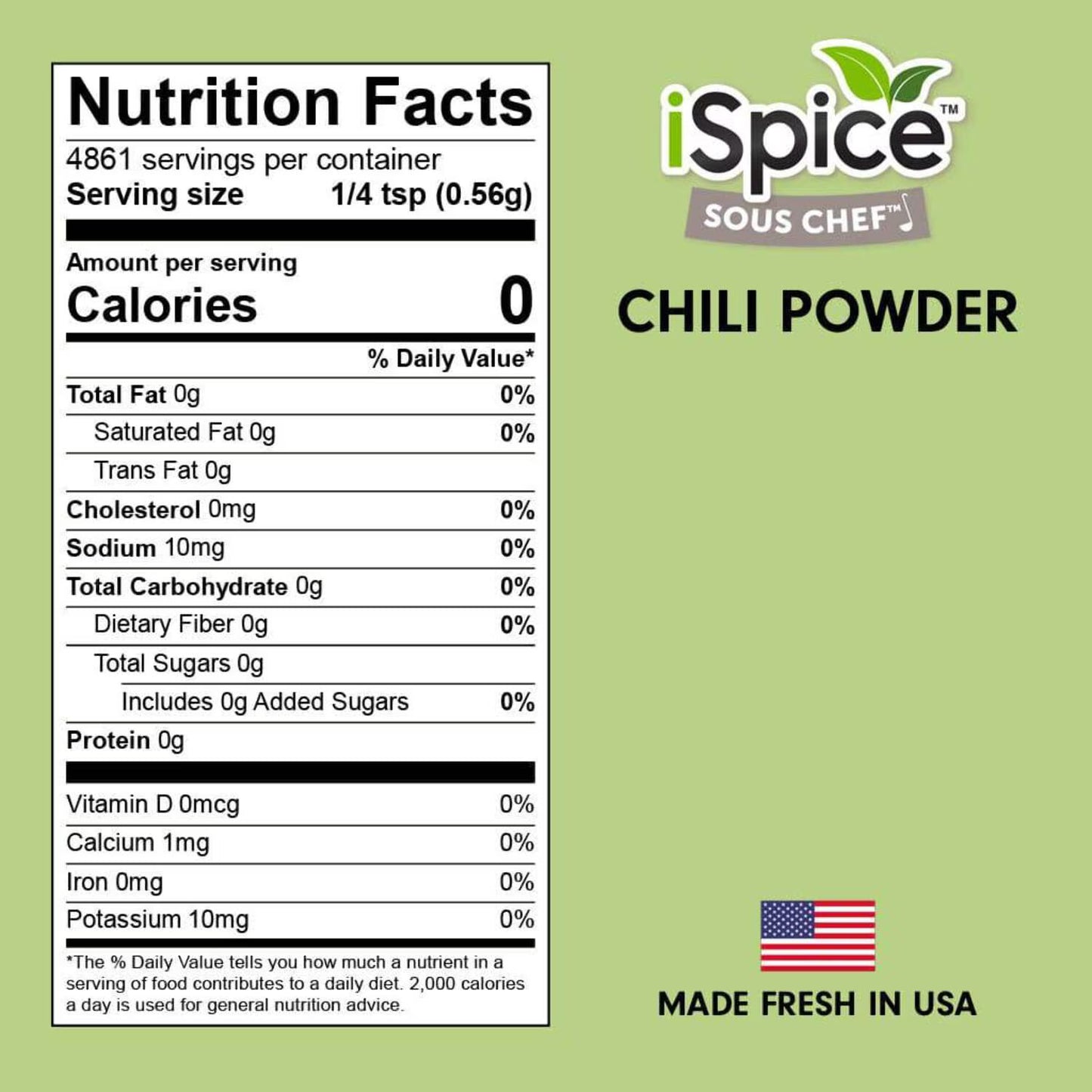 iSpice | Dark Chili Powder | 6.6 oz | Gourmet Spice | Kosher | Pure Ground