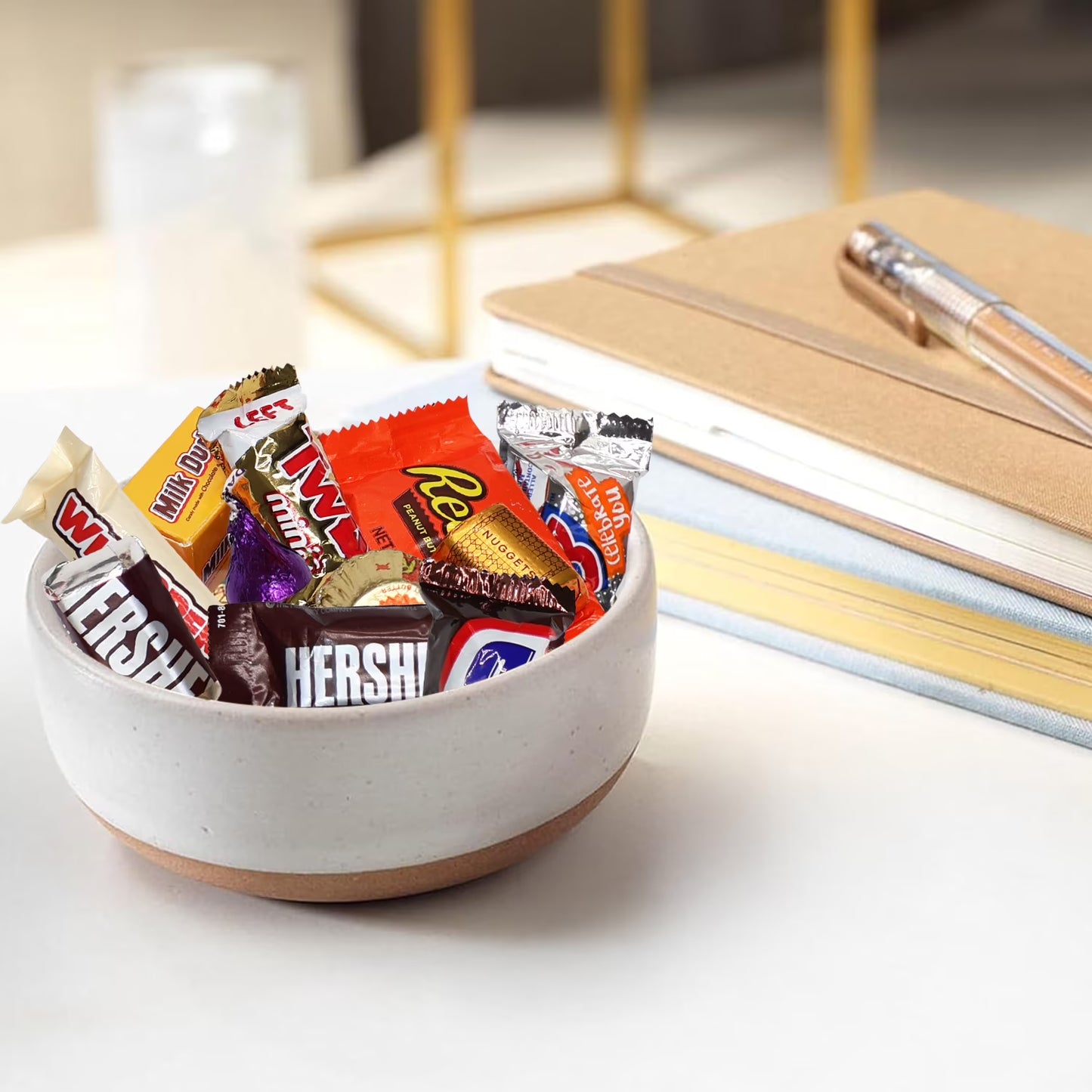 Hershey Bulk Chocolate Candy, 5 lb, Individually Wrapped Assorted Chocolates and Candies with Milk and Nuts
