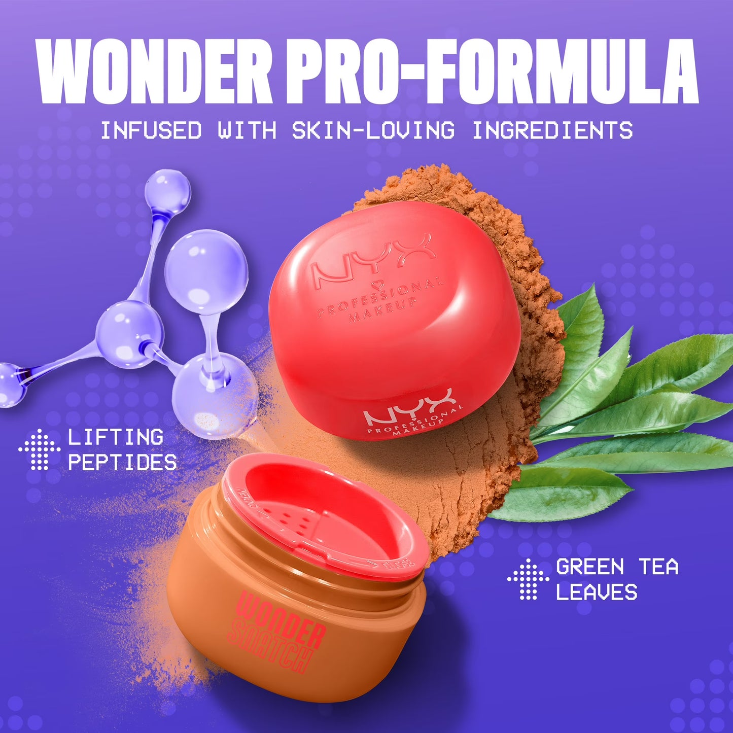 NYX Professional Makeup Wonder Snatch Translucent Setting Makeup Finishing Powder, Sassy Spice 06