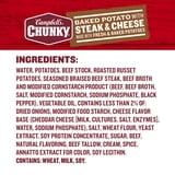 Campbell's Chunky Soup, Ready to Serve Baked Potato with Steak and Cheese Soup, 18.8 oz Can
