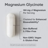 Chelated Magnesium Glycinate 160mg (200 veggie capsules) Sam's Club