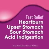 Pepto Kids Antacid Chewable Tablets, Upset Stomach Relief, Heartburn, 24 Count