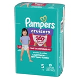 Pampers Cruisers 360 Baby Diapers Size 5, 19 Count (Select for More Options)