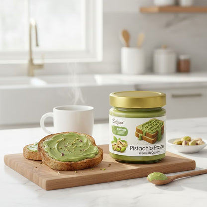 Pistachio Cream, Pistachio Paste, Pistachio Spread, Pistachio Cream for Dubai Chocolate Bar, 7.05 oz.(200gr), Belgico Pistachio Cream Paste