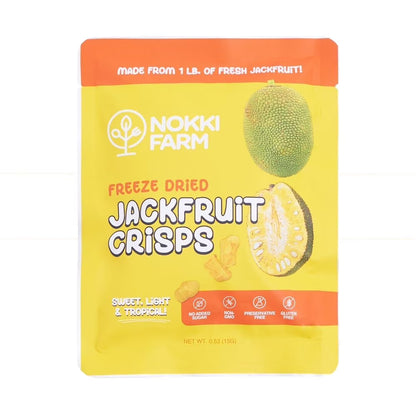 NOKKI FARM Freeze Dried Tropical Fruit Crisps Variety - Healthy & Exotic Tropical Superfood Snack, No Added Sugar or Preservatives, Kid-Approved, Portable for On-The-Go Snacking
