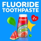 (2 pack) Colgate Kids Fluoride Toothpaste Gel, Watermelon Burst, 4.6 oz Tube