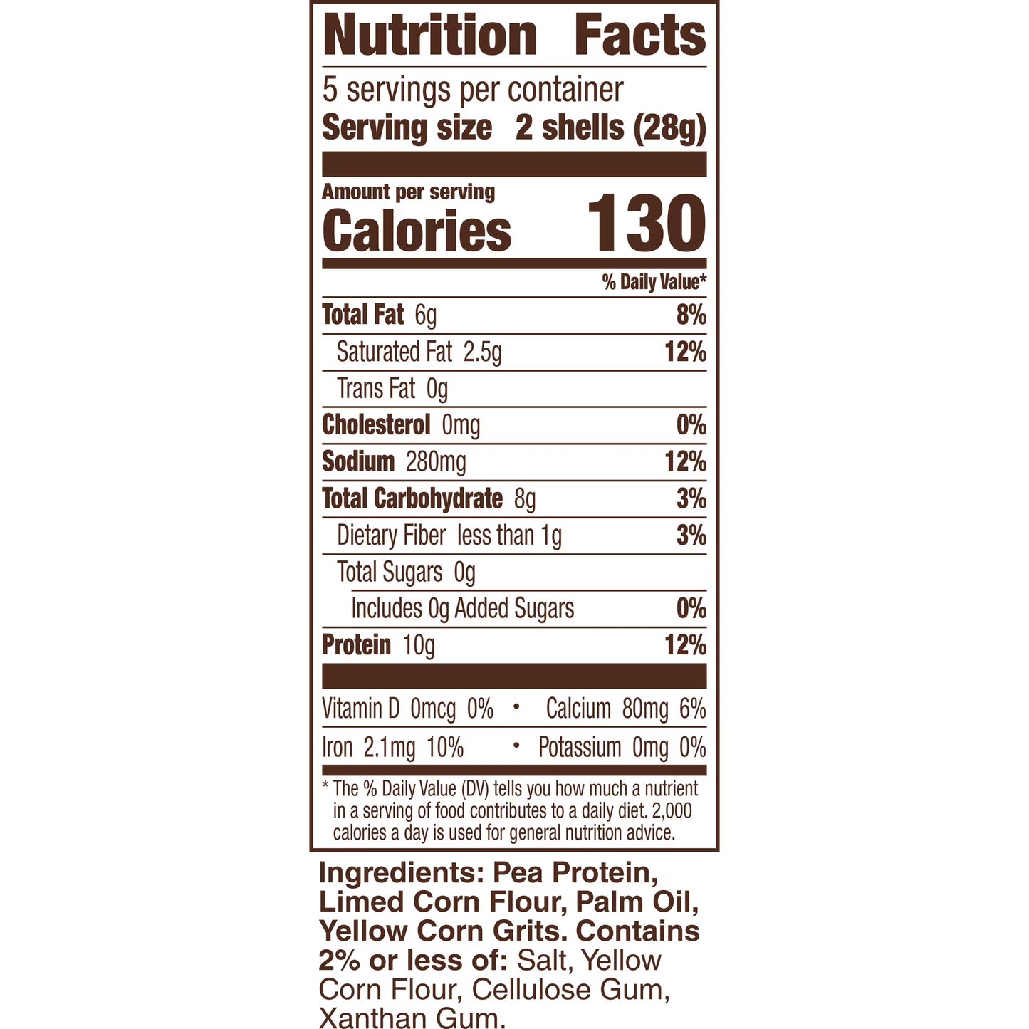 Old El Paso Protein Advantage Taco Shells, 10g Protein, Gluten Free, 10 Count, 4.94 oz