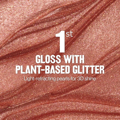 Revlon Super Lustrous Glimmer High-Shine Lip Gloss, 007 Haute Honey, 0.13 fl oz