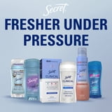 Secret Outlast Antiperspirant Deodorant for Women, Clear Gel, Completely Clean, 2.6 oz Each, Twin Pack