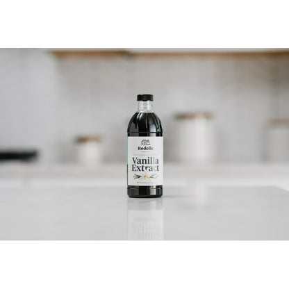 Rodelle Pure Vanilla Extract, 16 Fluid Ounces, Gluten-Free, Vegan, Liquid