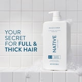 Native Full and Thick 2-in-1 Shampoo and Conditioner Sea Salt and Cedar 36 fl oz