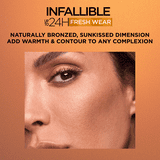 L'Oreal Paris Infallible Soft Matte Bronzer, Tan, 0.31 oz