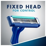 Gillette Sensor3 Simple3 Men's Disposable Razors, 12 Razors