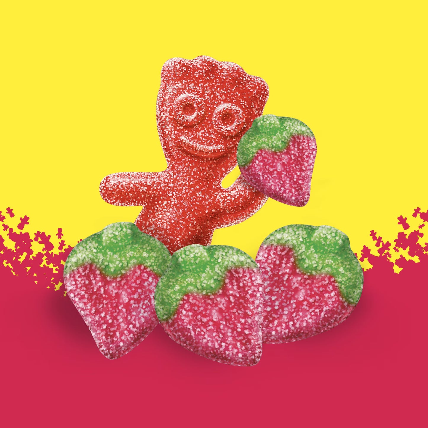 SOUR PATCH KIDS Strawberry Soft & Chewy Gummy Candy, Share Size, 12 oz