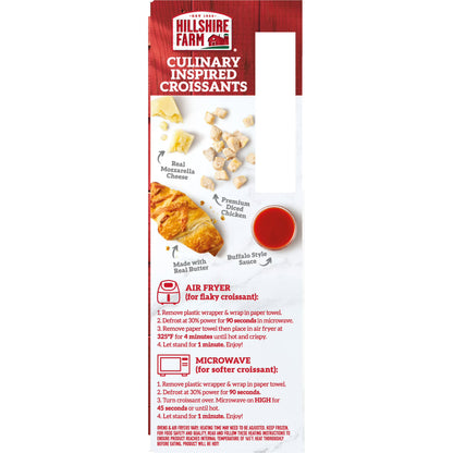 Hillshire Farm Buffalo Style Chicken Stuffed Croissants, 8 oz, 2 Count (Frozen)