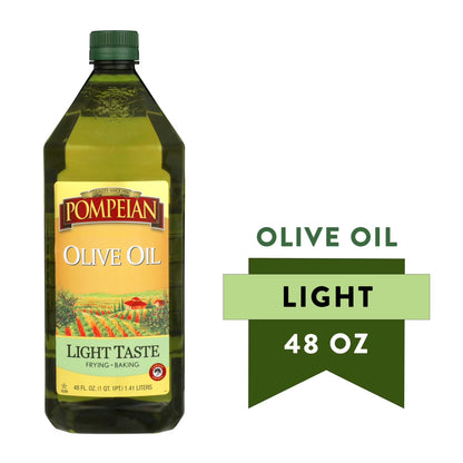 (6 pack) Pompeian Light Taste Olive Oil - 48 fl oz