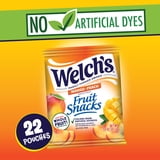 Welch's Fruit Snacks Gluten-Free Mango-Peach Kids Snacks, Soft Snacks, .8 oz, 22 Count