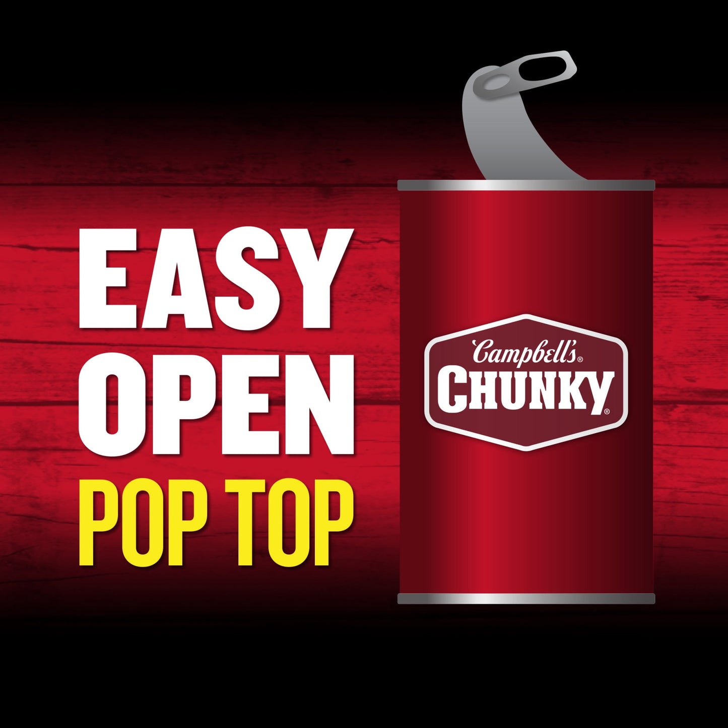 (2 pack) Campbell’s Chunky Soup, Spicy Nashville-Style Hot Chicken Soup, 18.8 oz Can