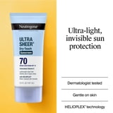 Neutrogena Ultra Sheer Sunscreen SPF 70 Body Sunscreen Lotion, Dry-Touch Sun Protection, 5 fl oz