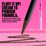 NYX Professional Makeup Fluff & Snatch Eyebrow Pencil, Eyebrow Powder Pen, Brunette, 0.04 oz
