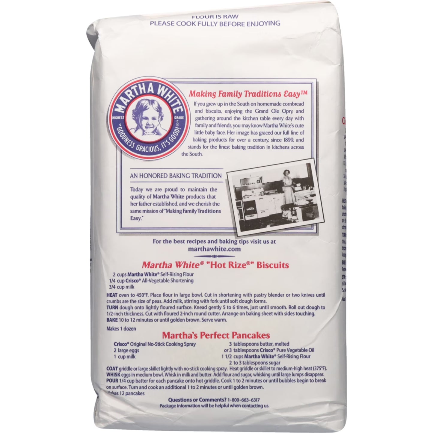 Martha White Self Rising Flour with Hot Rize, 5 lb Bag
