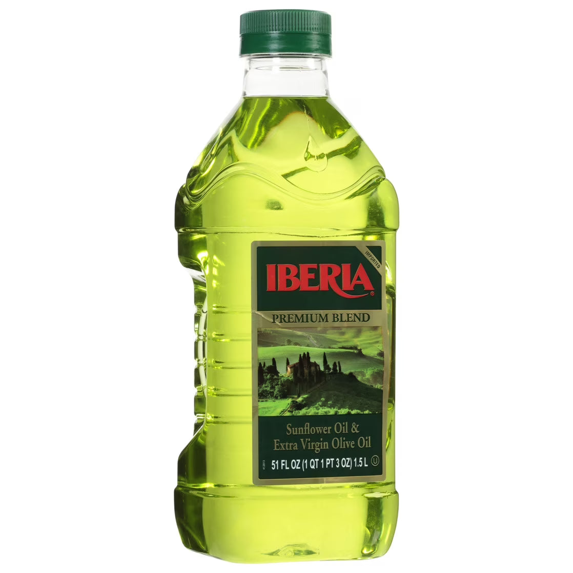 (4 pack) Iberia Premium Blend Sunflower Oil & Extra Virgin Olive Oil 51 fl oz