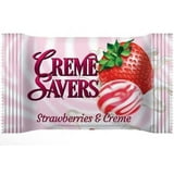 Creme Savers Hard Candy | Original Classic Crèame savers, Individually Wrapped | Strawberries and Creme and Orange and Creme Hard Candy