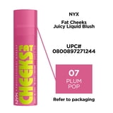 NYX Professional Makeup Fat Cheeks Liquid Blush, Plum Pop 07