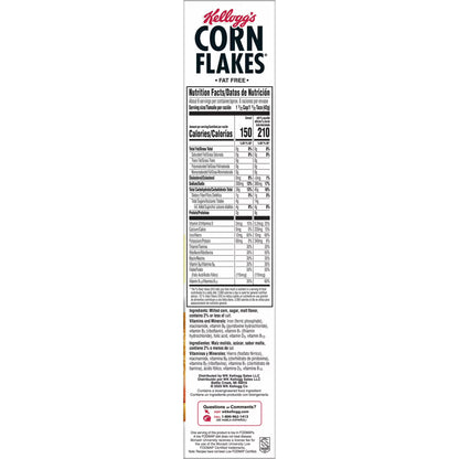 Kellogg's Corn Flakes Original Breakfast Cereal Box, 9.6 oz