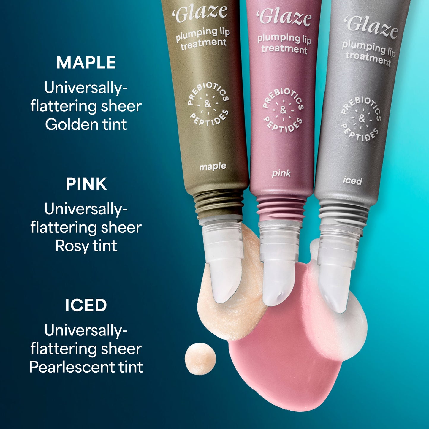TULA Skin Care Glaze Plumping Lip Treatment, Shade Pink, 0.28 oz.
