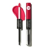 Revlon ColorStay Overtime Longwearing Gloss Lipstick with Vitamin E, 040 Forever Scarlet, 0.07 fl oz
