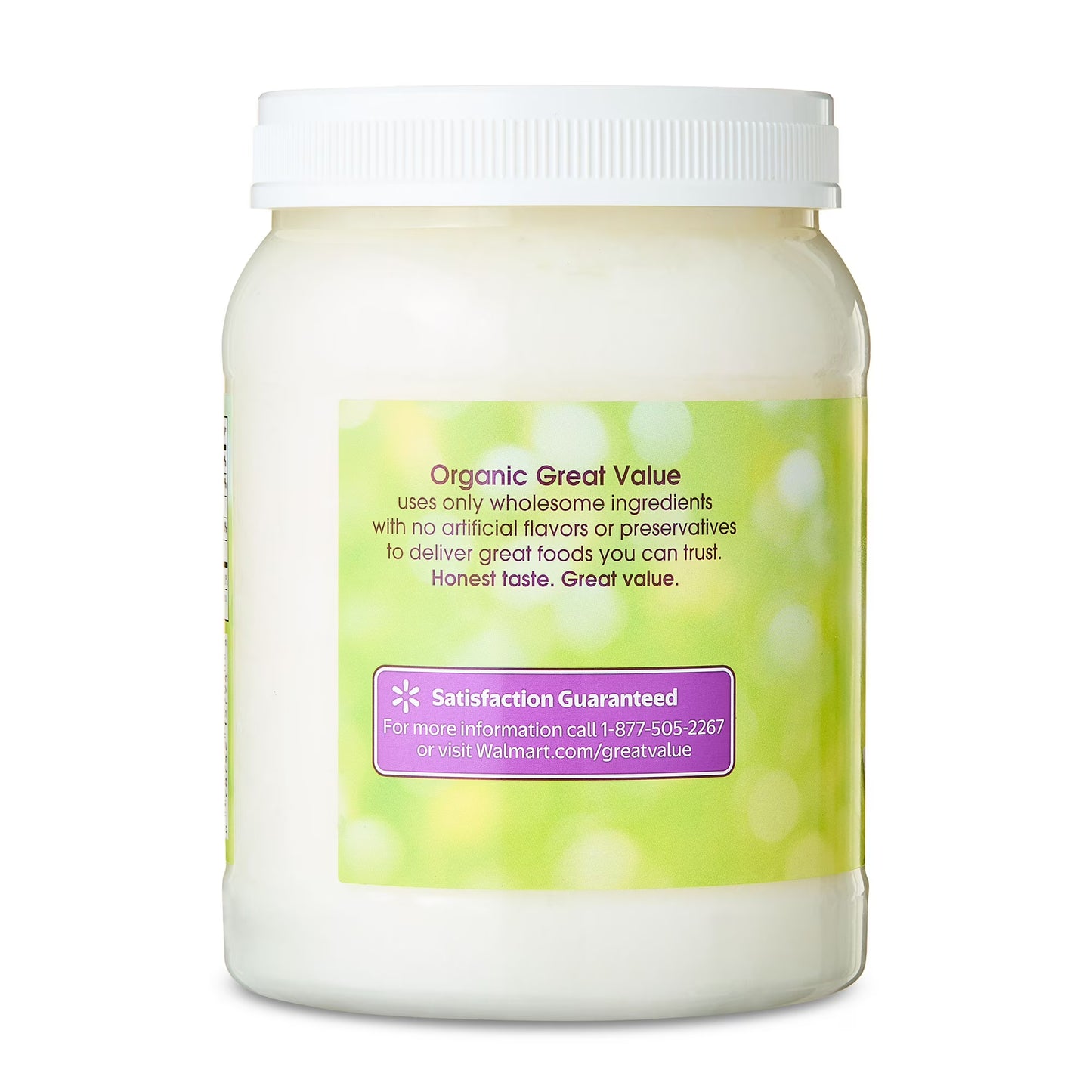 (4 pack) Great Value Organic Naturally Refined Coconut Oil, 56 fl oz