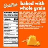 Goldfish Baked with Whole Grain Cheddar Baked Snack Crackers, 27.3 oz Carton