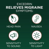 Excedrin Migraine Medicine Caplets for Migraine Headache Relief, 24 Count