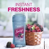 Secret Fresh Clear Gel and Deodorant for Women, Refreshing Berry, 2.6 oz each, Pack of 2