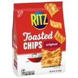 RITZ Toasted Chips Original Crackers, Party Snacks, 8.1 oz