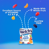 (6 pack) (6 pack) (6 pack) Welch's Fruit Snacks Gluten-Free Mixed Fruit Soft Fruit Snacks, .8 oz, 22 count