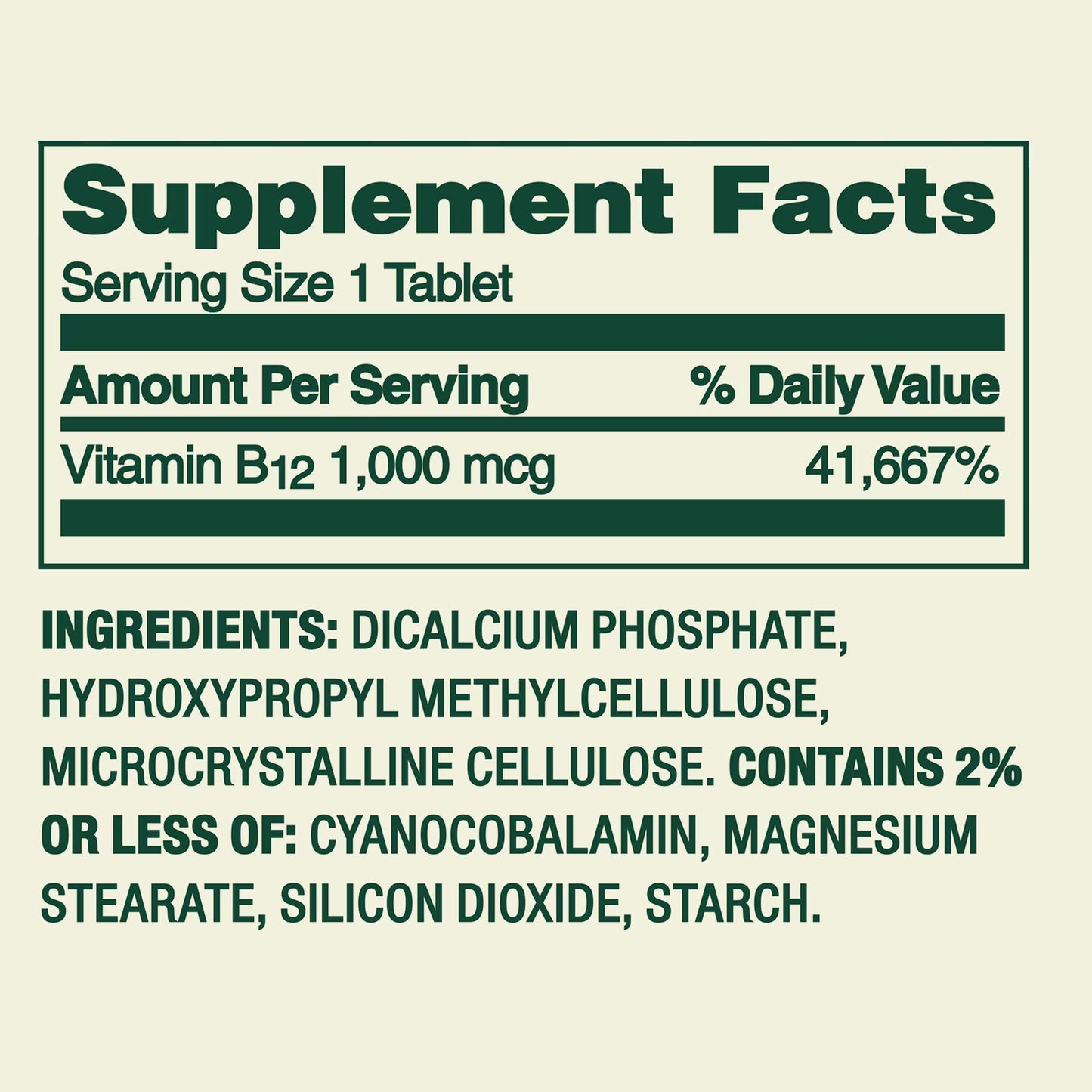 (2 pack) Spring Valley Vitamin B12 Supplement Timed-Release Tablets for Metabolism Support, 1000 mcg, 60 Count