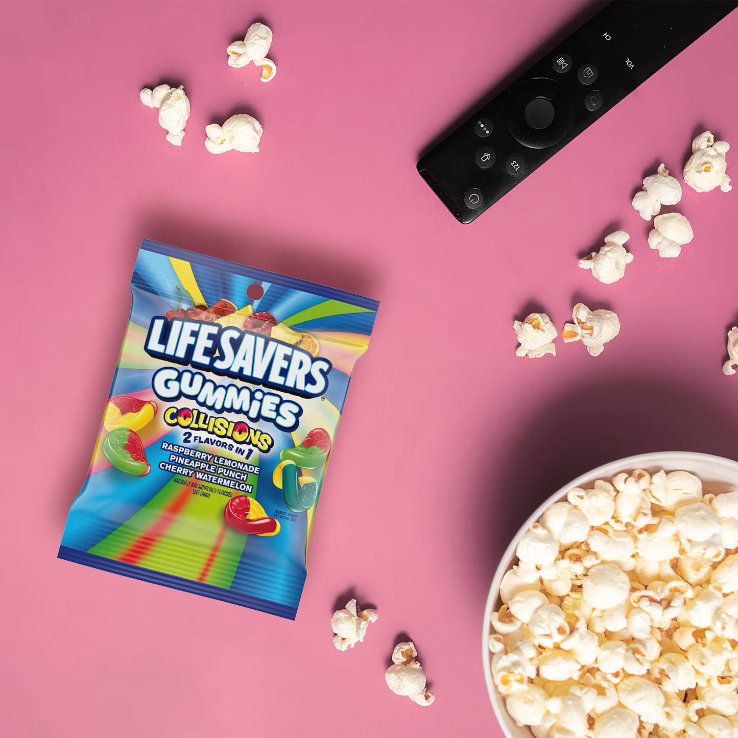 Life Savers Gummies Collisions Gummy Candy Fruit Mix - 4.6 oz Bag