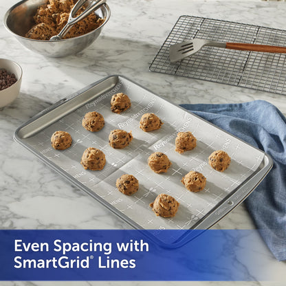 Reynolds Kitchens Cookie Baking Sheets, Pre-Cut Parchment Paper Sheets, 12 in x 16 in, 25 Count