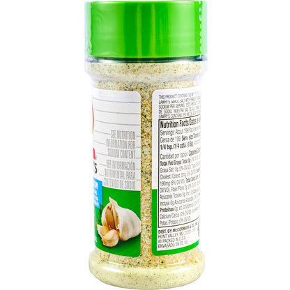 Lawry's Kosher 25% Less Sodium Garlic Salt With Parsley, 5.62 oz Bottle